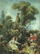 The Meeting Jean-Honore Fragonard